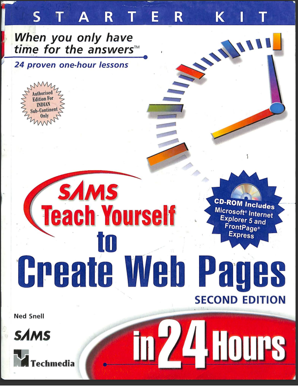 Ned Snell Sams teach yourself to create web pages second edition in 24 hours