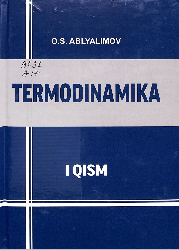 Termodinamika 1-qism