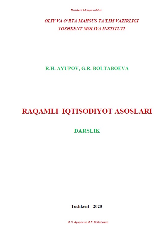 Raqamli iqtisodiyot asoslari