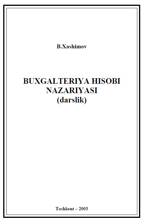 Buxgalteriya hisobi nazariyasi