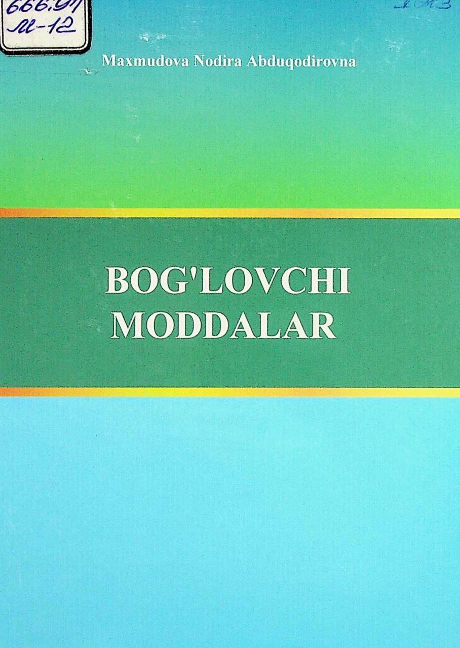 BOG'LOVCHI MODDALAR
