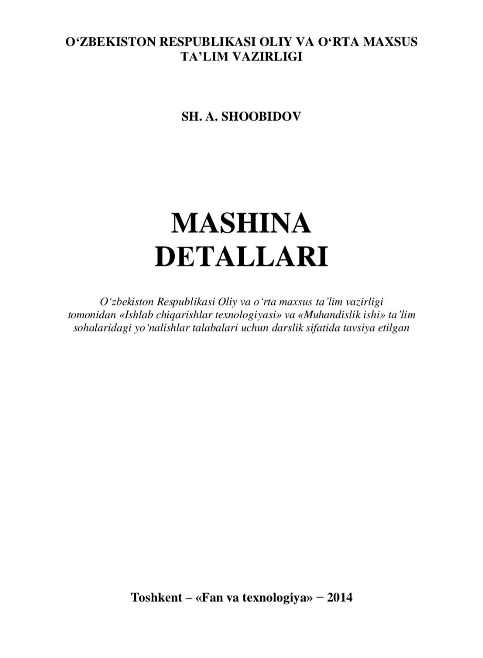 MASHINA DЕTALLARI