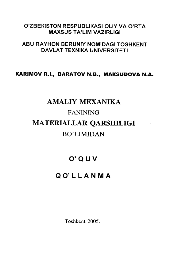 Amaliy mexanika