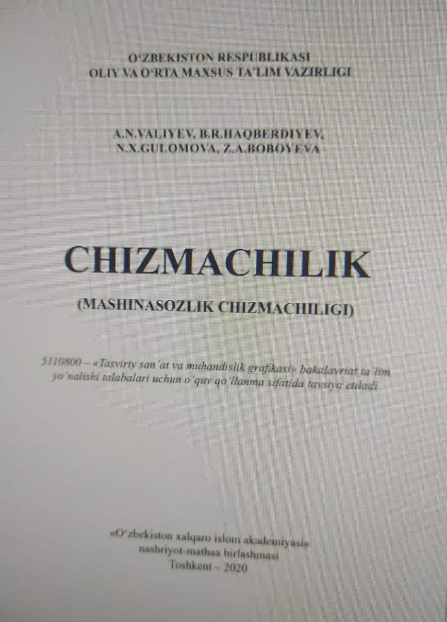 Chizmachilik (Mashinasozlik chizmachiligi)