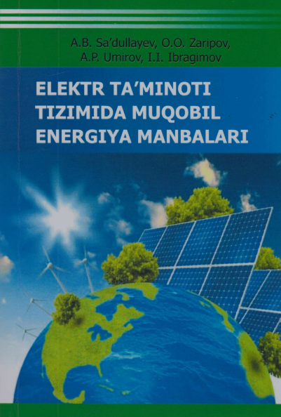 Elektr ta'minoti tizimida muqobil energiya manbalari