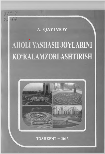 Aholi yashash joylarini ko`kalamzorlashtirish