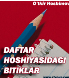 Daftar hoshiyasidagi bitiklar