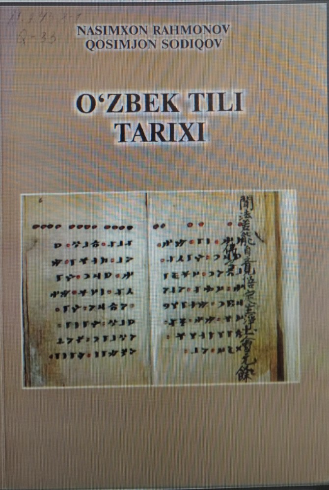O‘ZBEK TILI TARIXI