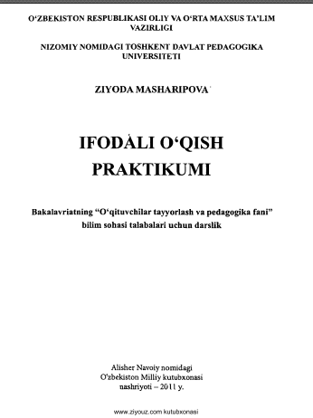Ifodali o‘qish praktikumi
