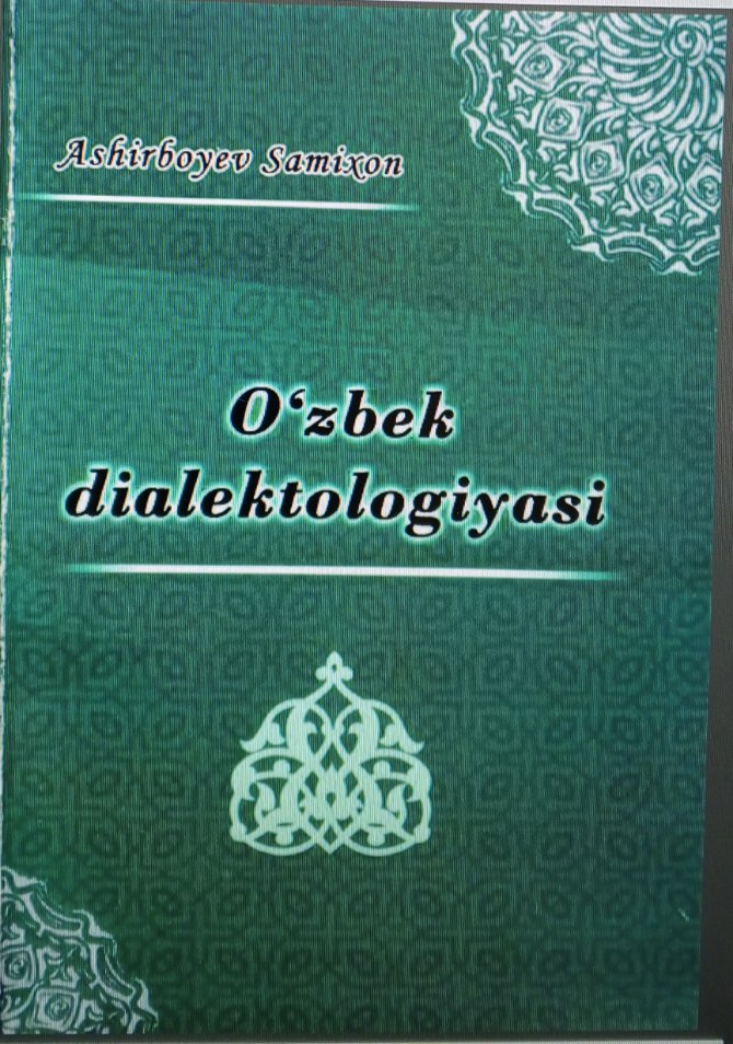O'ZBEK DIALEKTOLOGIYASI