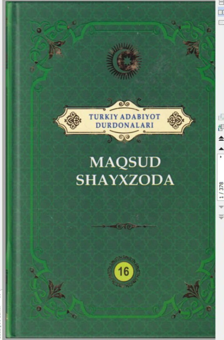 Turkiy adabiyot durdonalari. Maqsud Shayxzoda. 16