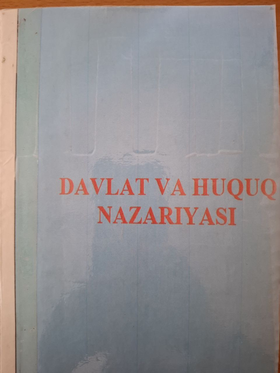 DAVLAT VA HUQUQ NAZARIYASI