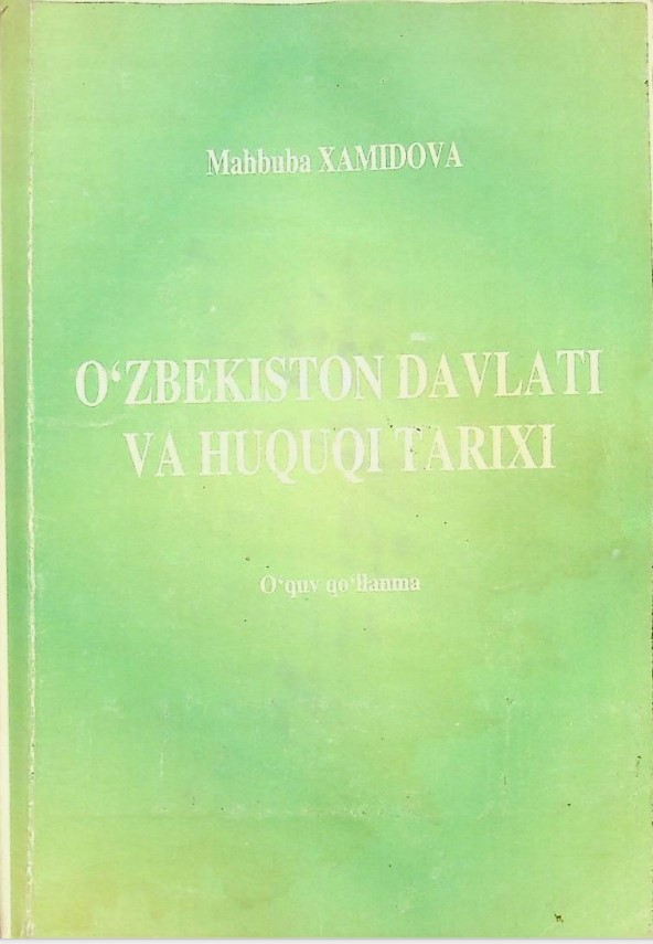 O'zbekiston davlati va huquqiy tarixi