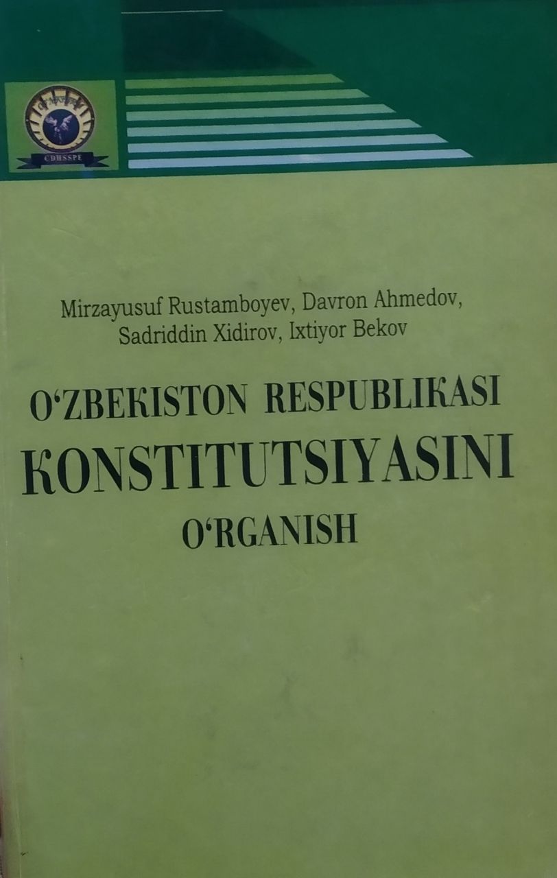 O'zbekiston Respublikasi Konstitutsiyasini o'rganish