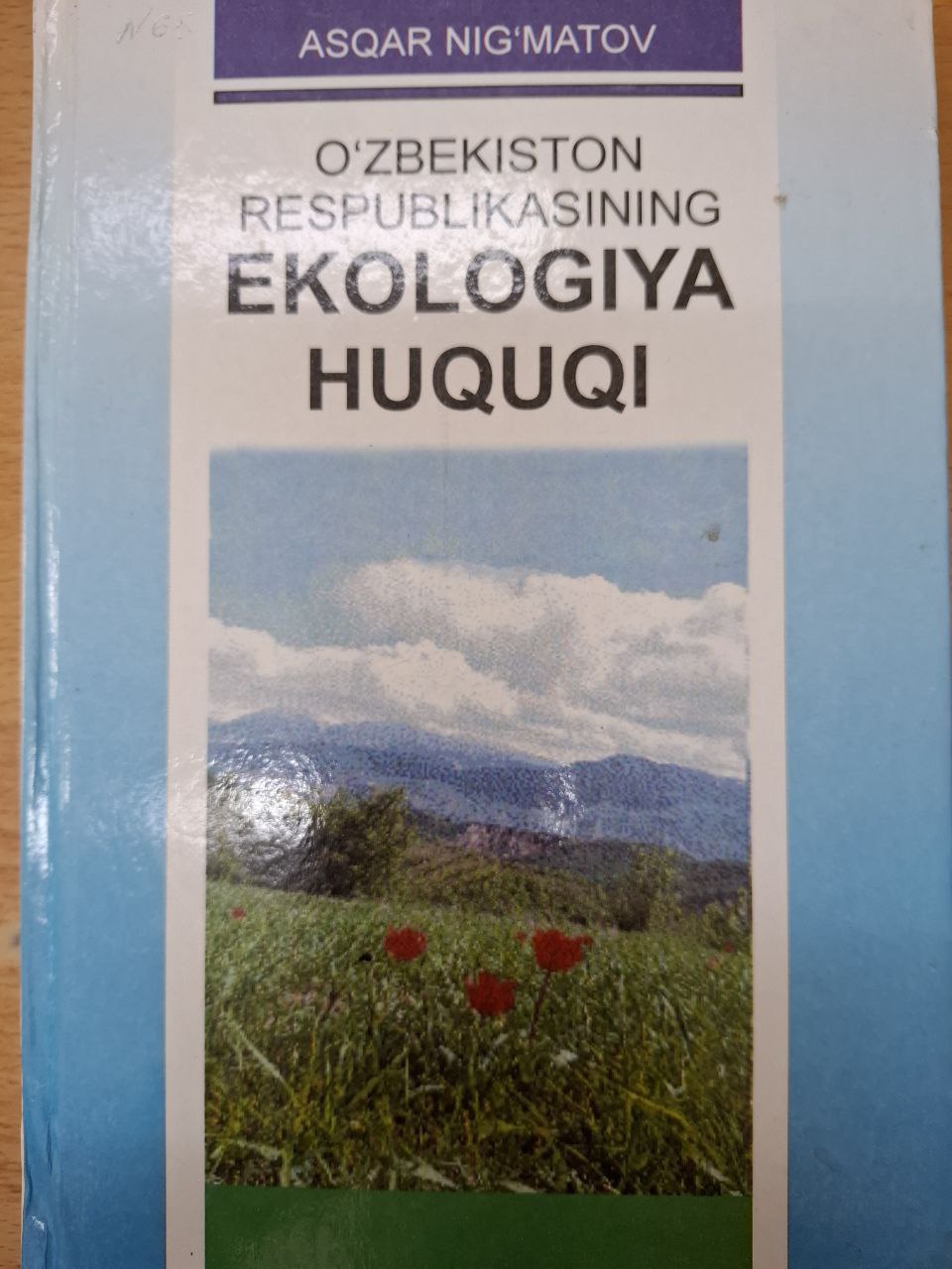 O`zbekiston Respublikasining Ekologiya huquqi