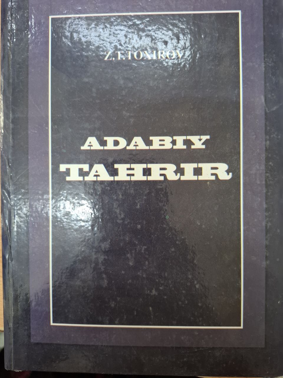 Adabiy tahrir