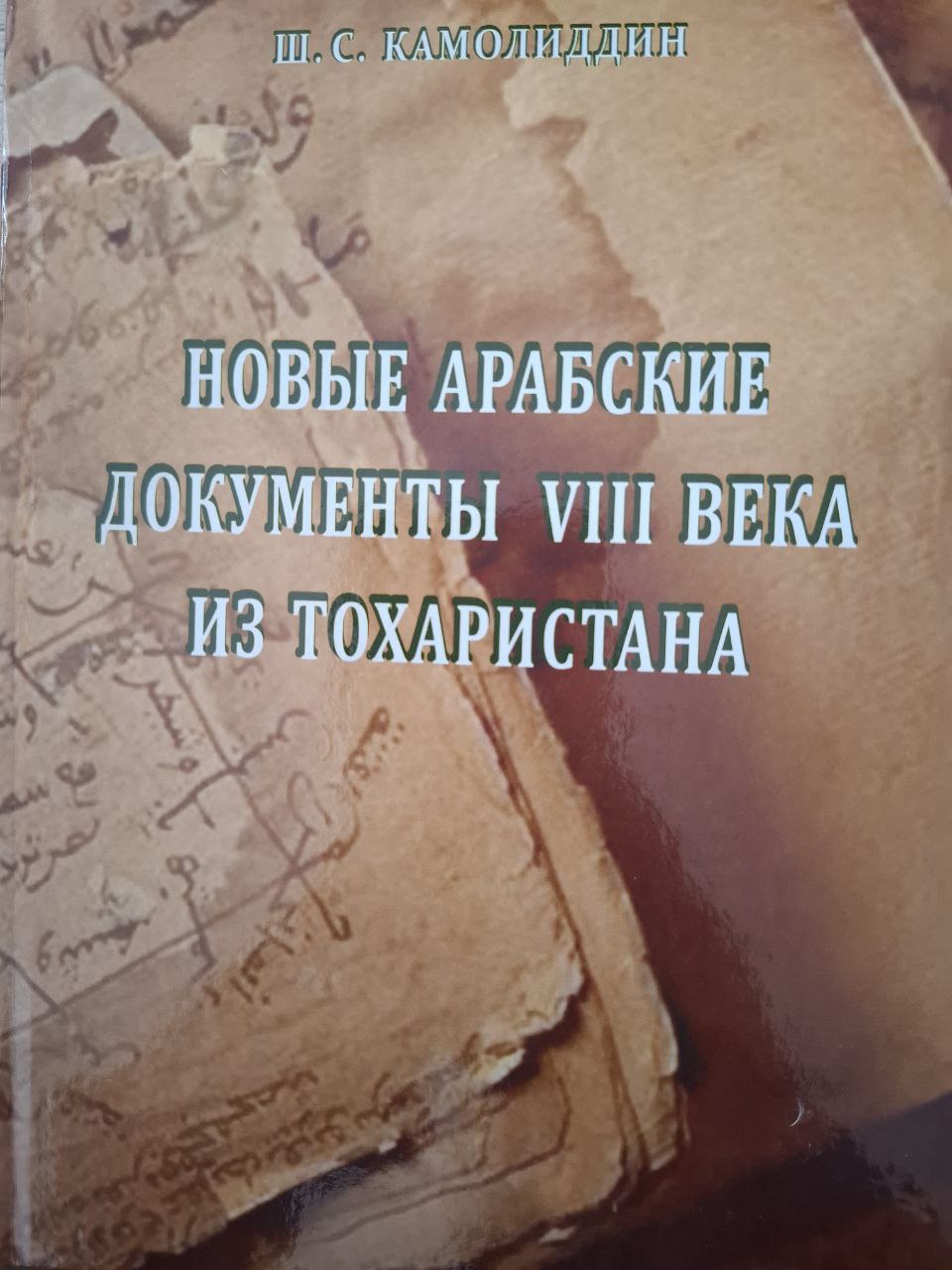 Новый арабские дакументы VIII века из тохаристана