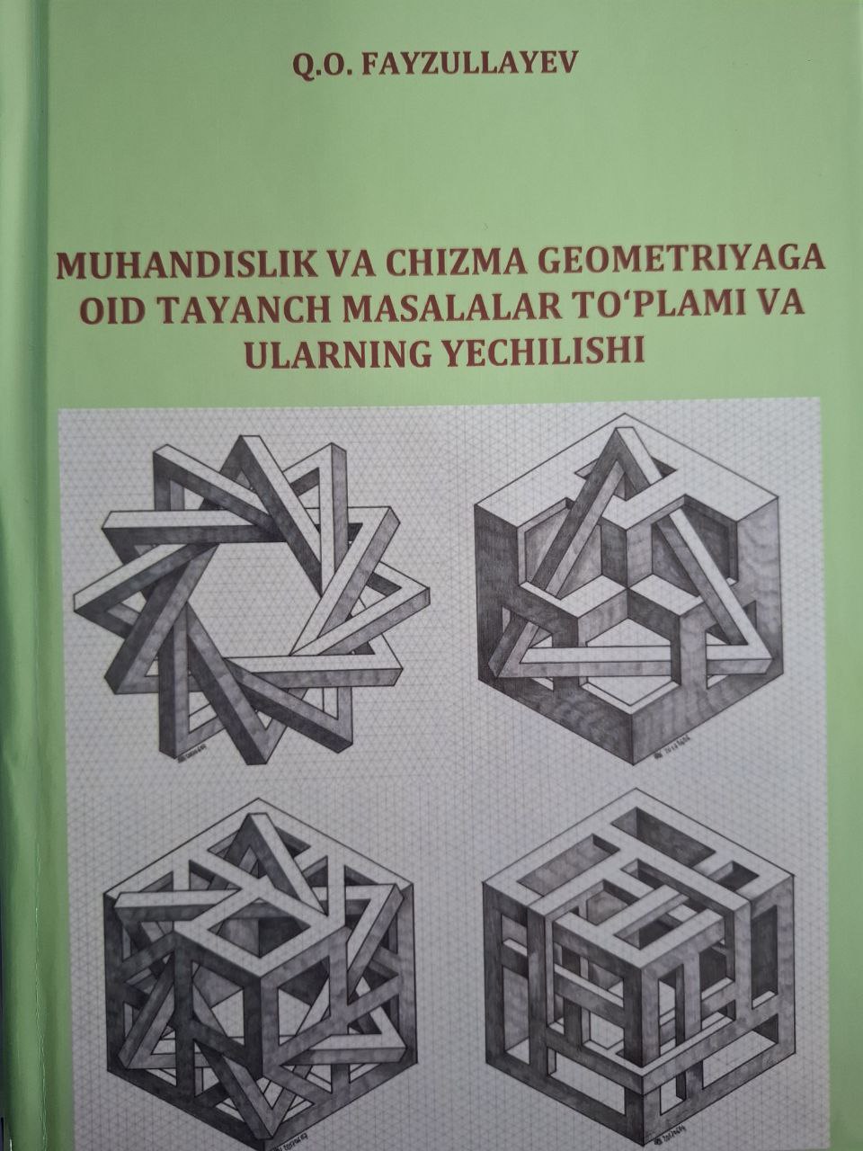 Muhandislik va chizma geometriyaga oid tayanch masalalar to'plami va ularning yechilishi