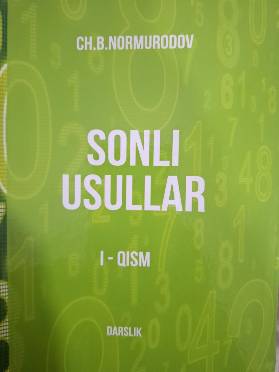 Sonli usullar I-qism
