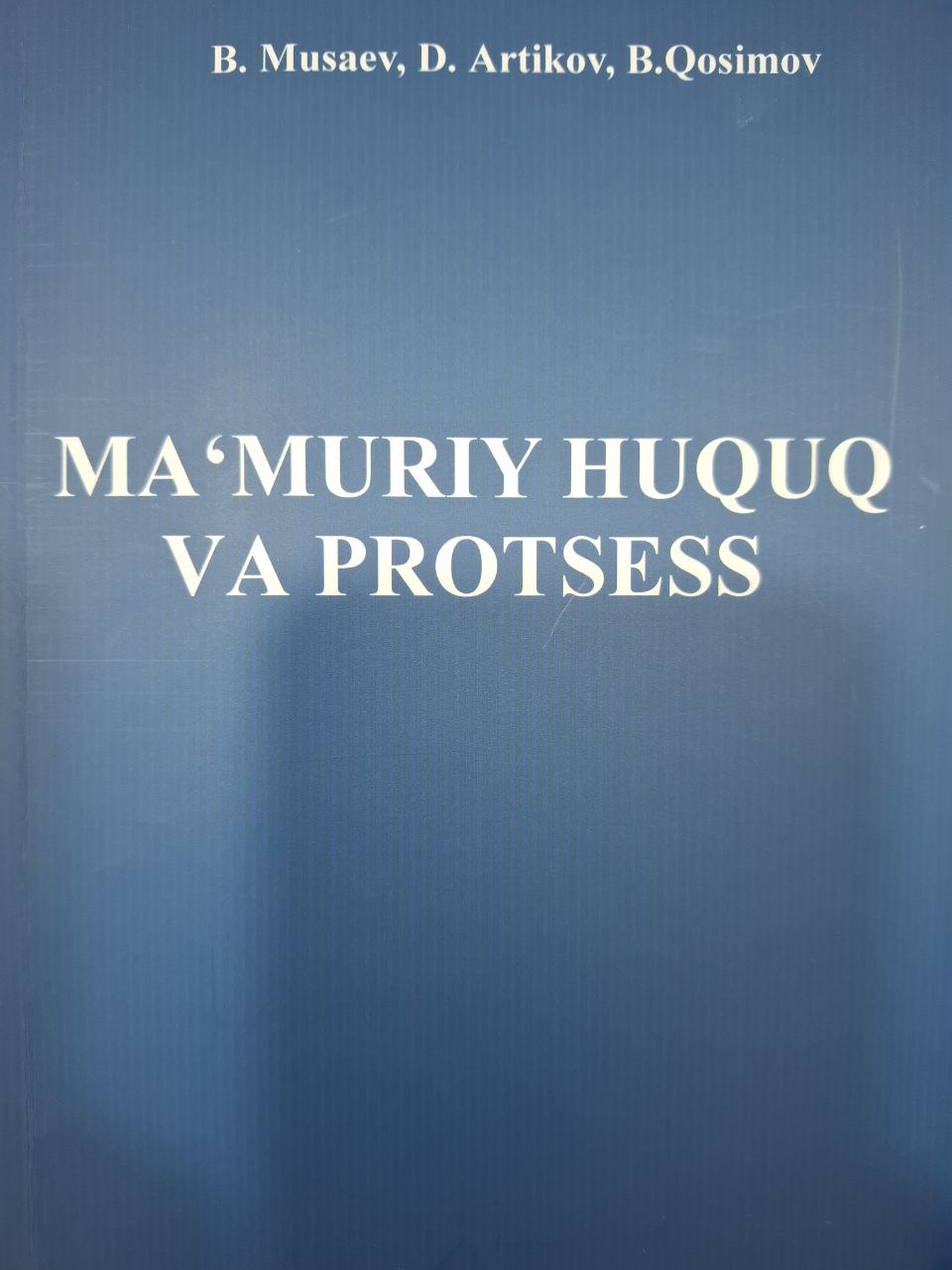 Ma`muriy huquq va protsess
