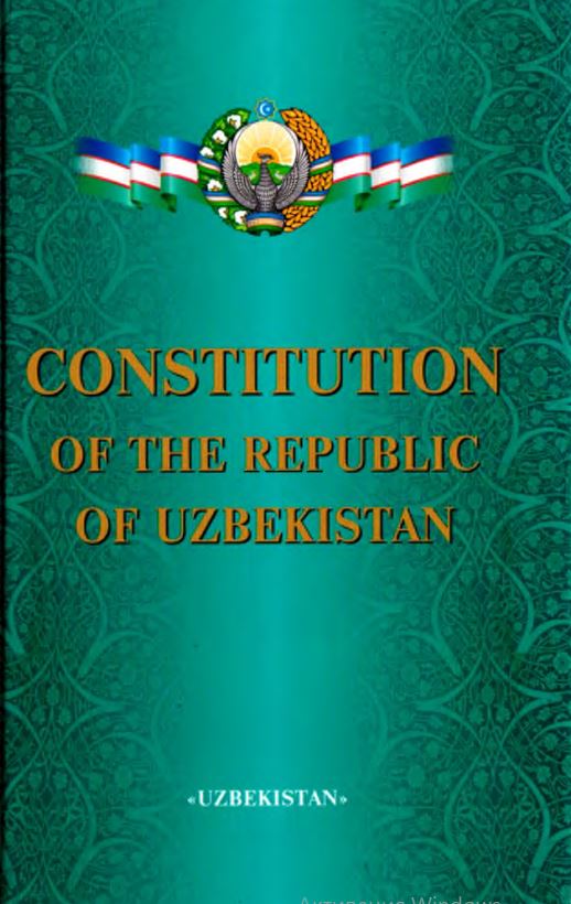 Constitution of the republic of Uzbekistan