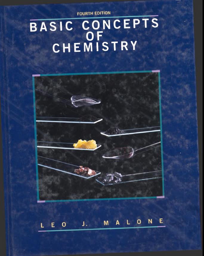 Basic concepts of chemistry