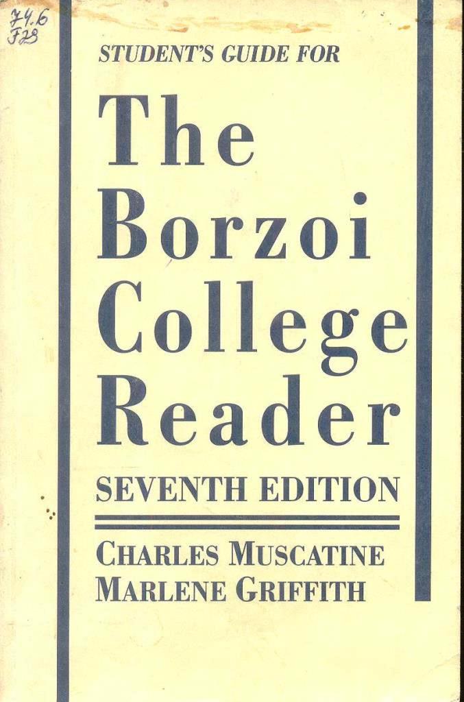 The borzoi College Reader
