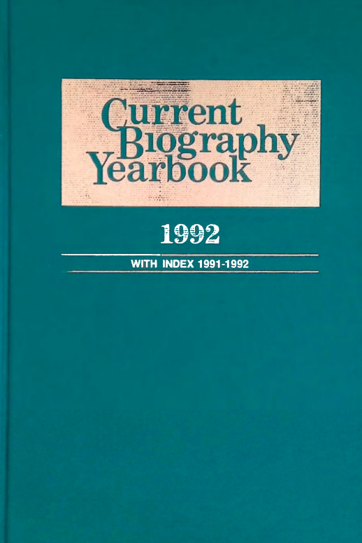 Current biography yearbook 1993