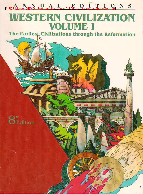 Western civilization volume I
