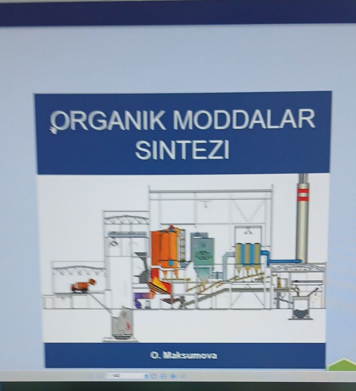 Organik moddalar sintezi