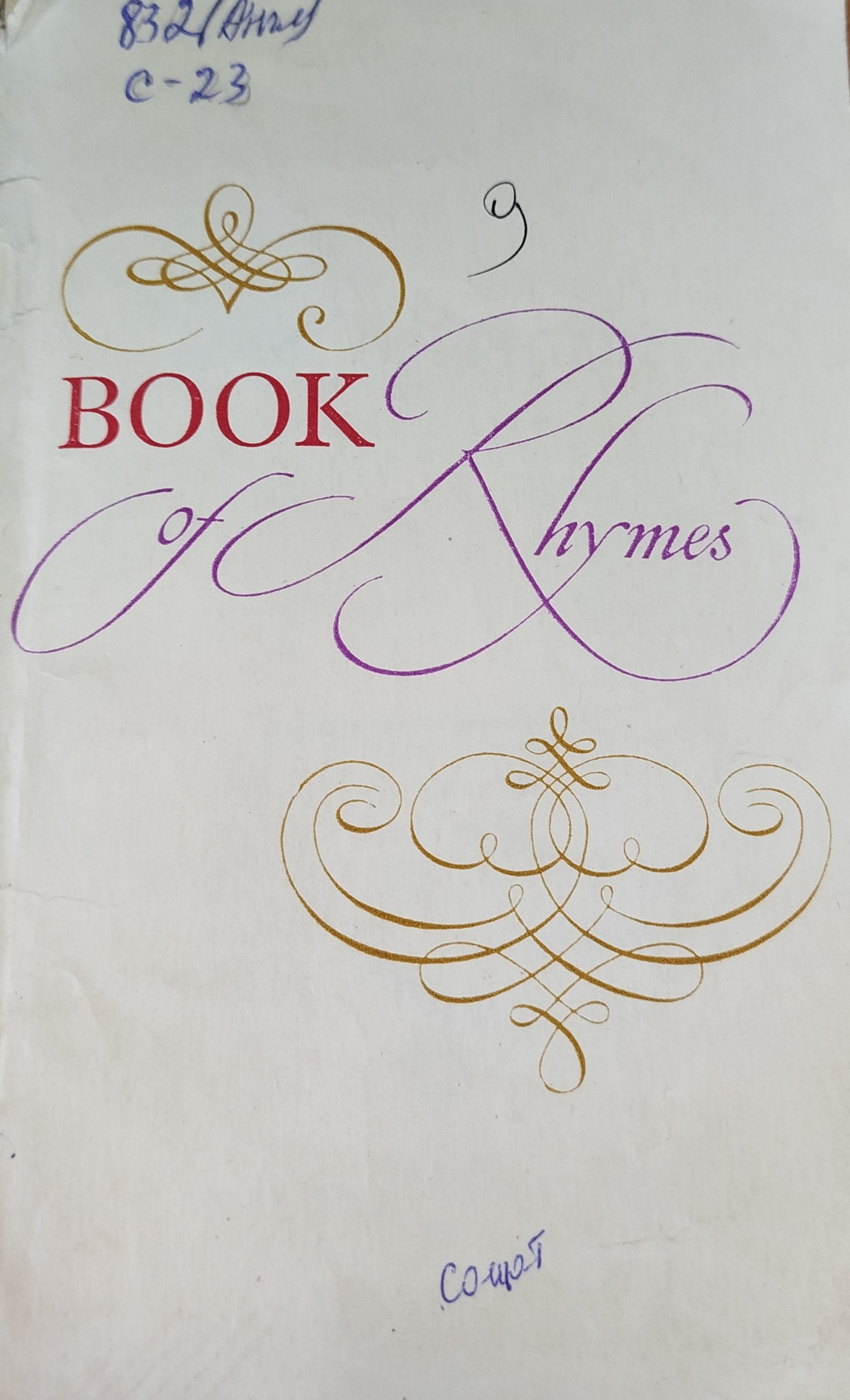 Book of rhymes