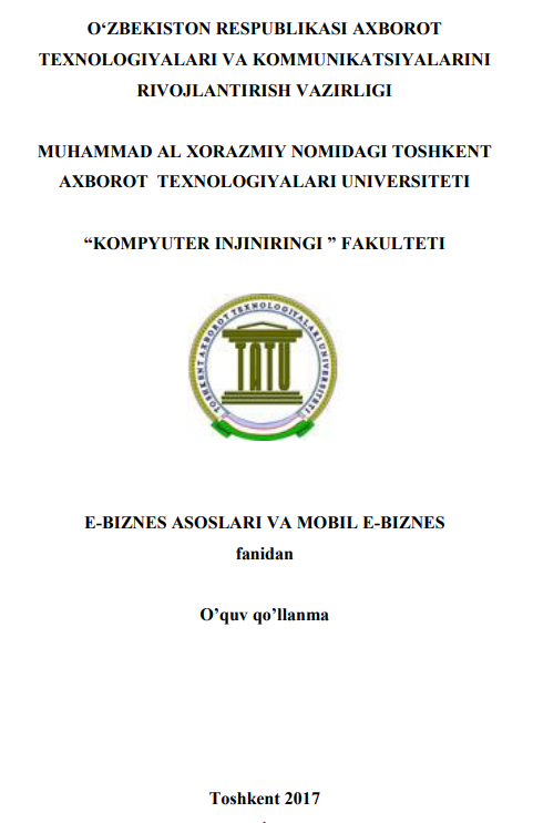E-biznes asoslari va mobil e-biznes