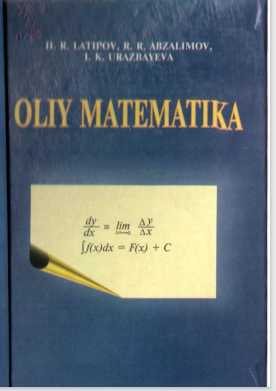 Oliy matematika