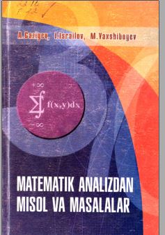 Matematik analizdan misol va masalalar