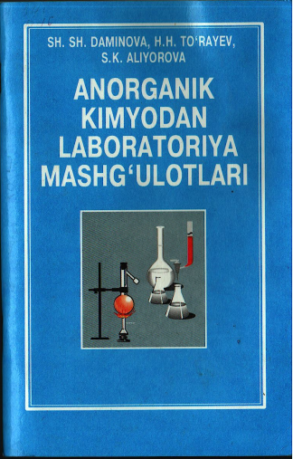 Anorganik kimyodan laboratoriya mashg'ulotlari