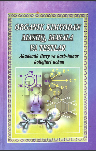 Organik kimyodan mashq, masala va testlar
