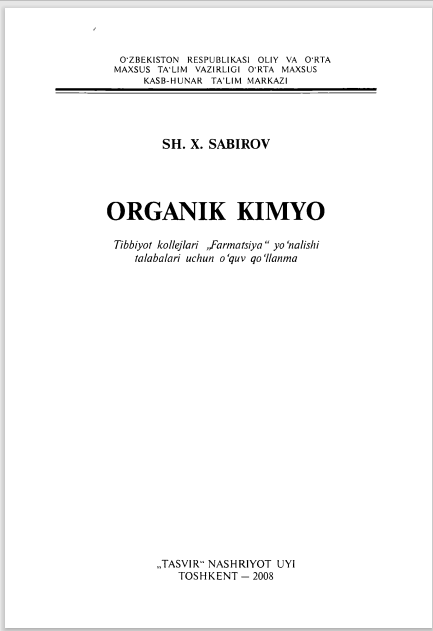 Organik kimyo