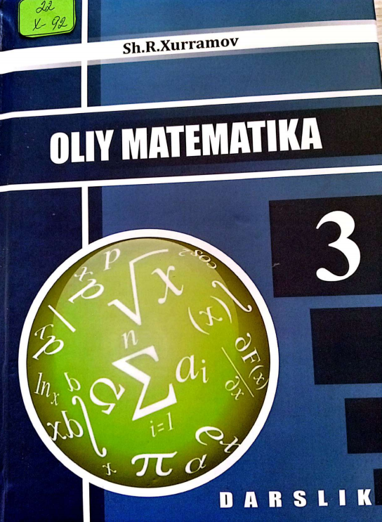 Oliy matematika  3