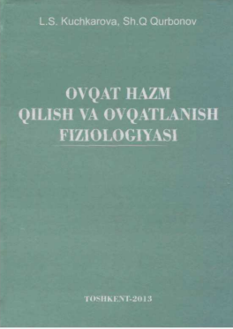 Ovqat hazm qilish va ovqatlanish fiziologiyasi