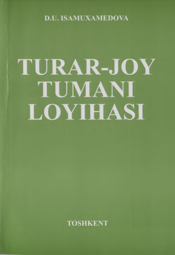Turar-joy tumani loyihasi