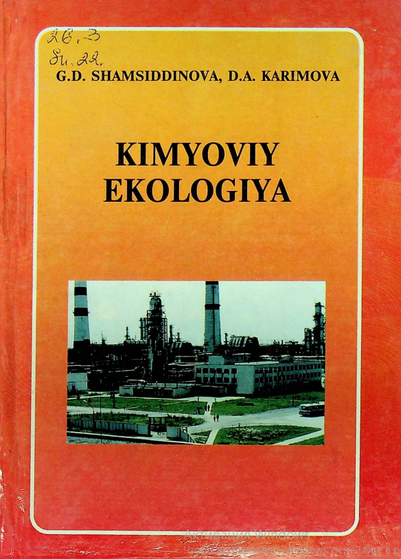 Kimyoviy Ekologiya