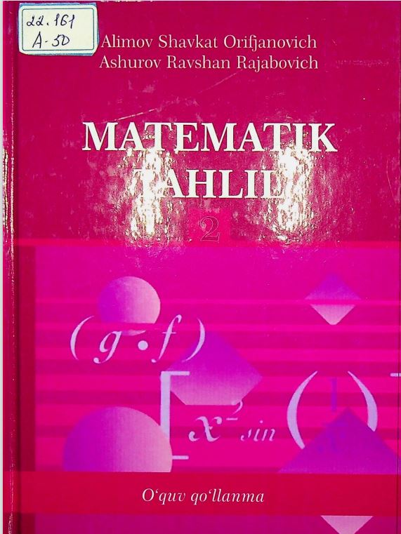 Matematik tahlil 2-qism