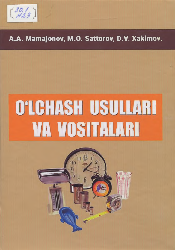 O`lchash usullari va vositalari