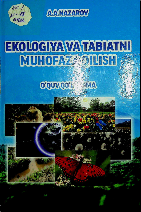 Ekologiya va tabiatni muhofaza qilish