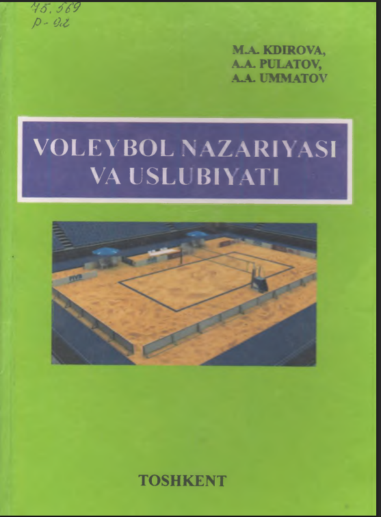 Valeybol nazariyasi va uslubiyati
