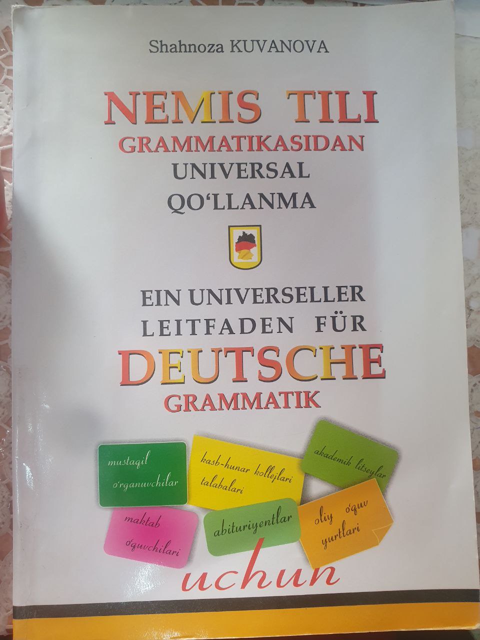 Nemis tili grammatikasidan universal qo'llanma