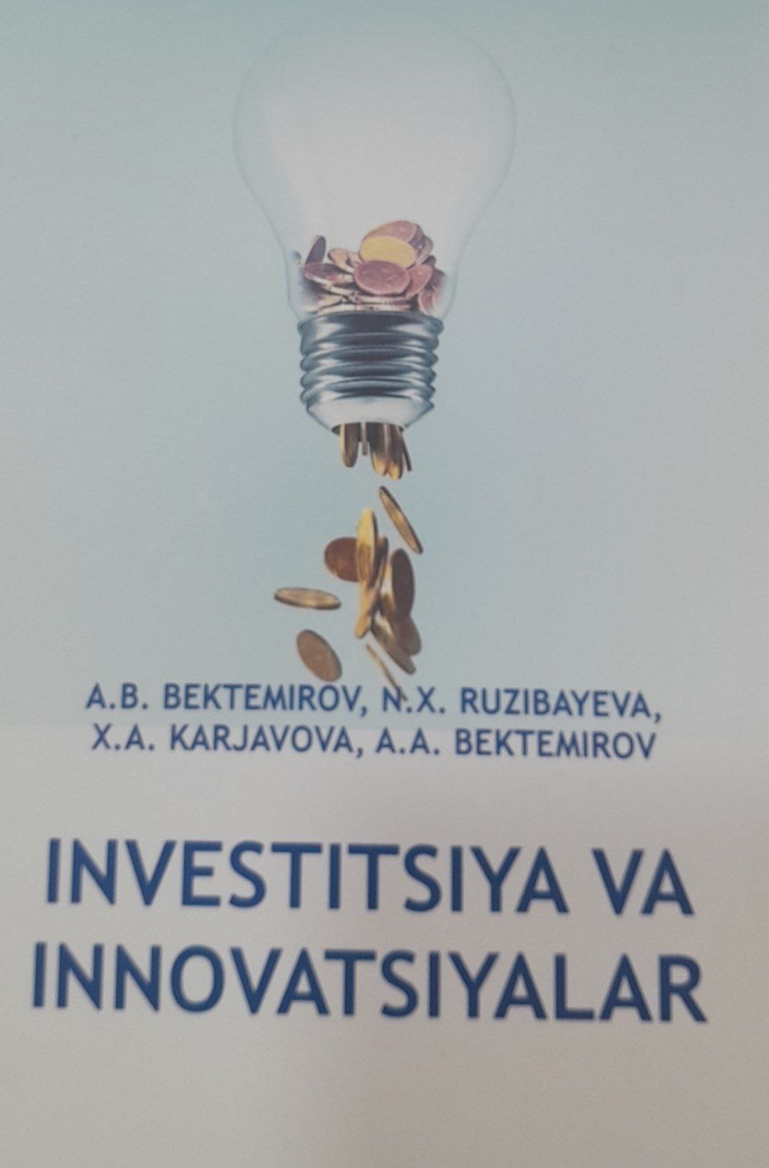 Investitsiya va innovatsiyalar