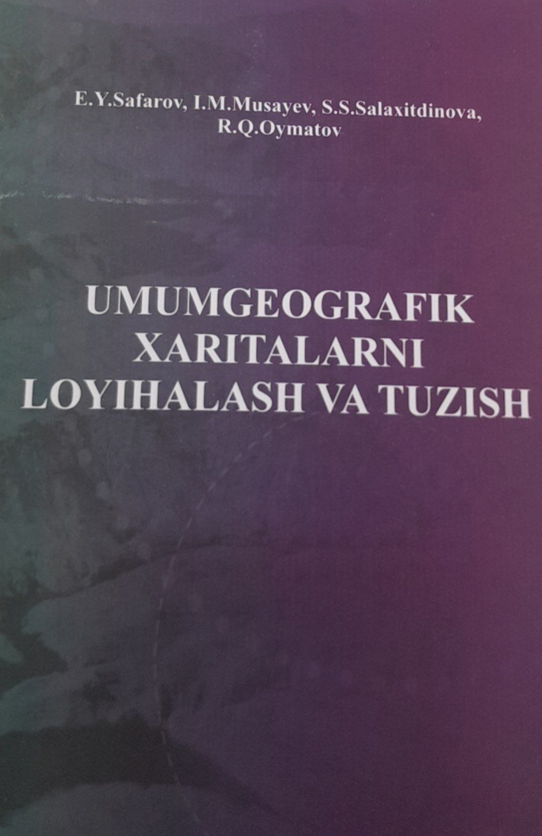 Umumgeografik xaritalarni loyihalash va tuzish