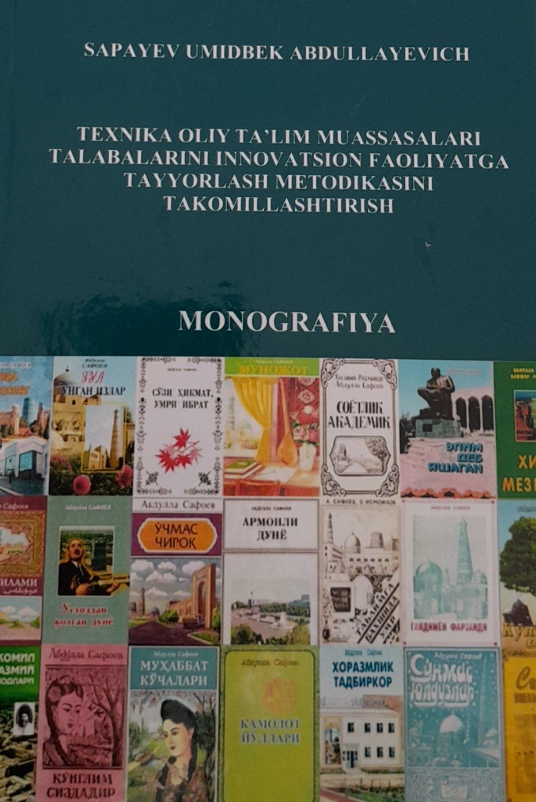 Texnika Oliy ta'lim muassasalari talabalarining innovatsion faoliyatga tayyorlash metodikasini takomillashtirish