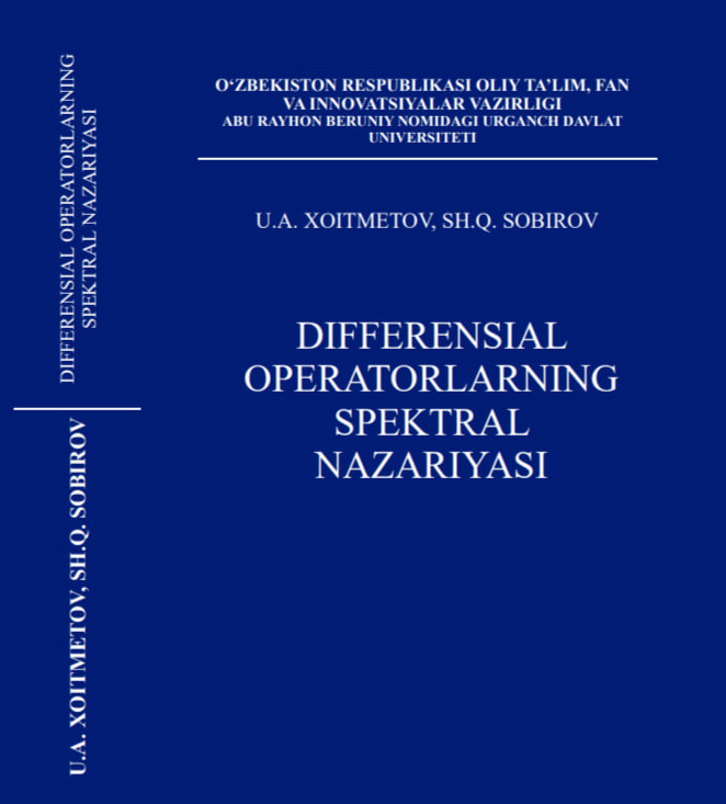Differensial operatorlarning spektral nazariyasi